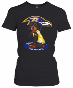 Dachshund Baltimore Ravens T-Shirt Classic Women's T-shirt
