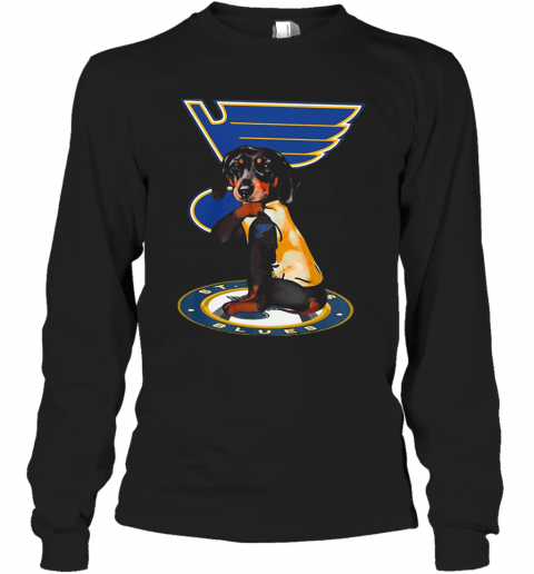 Dachshund St. Louis Blue T-Shirt Long Sleeved T-shirt 
