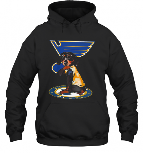 Dachshund St. Louis Blue T-Shirt Unisex Hoodie