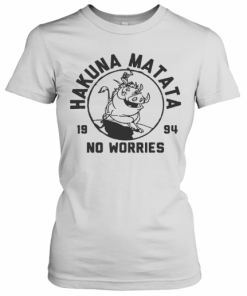 Disney Lion King 1994 Hakuna Matata Logo Graphic T-Shirt Classic Women's T-shirt