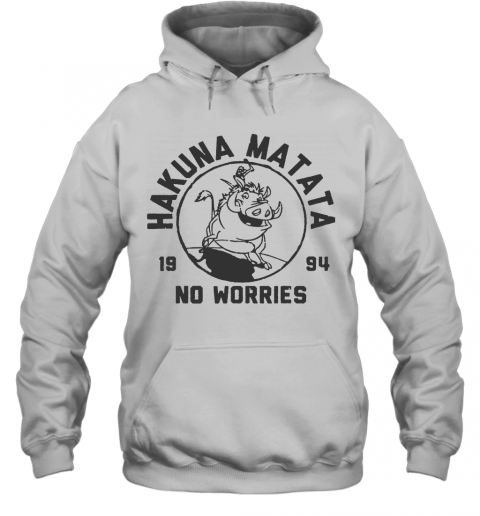 Disney Lion King 1994 Hakuna Matata Logo Graphic T-Shirt Unisex Hoodie