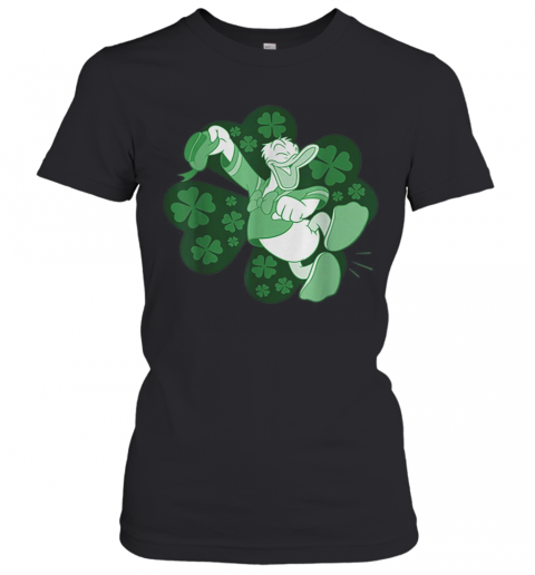 Disney Mickey And Friends St. Patrick'S Day Donald Duck T-Shirt Classic Women's T-shirt