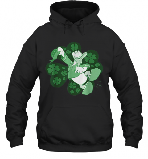 Disney Mickey And Friends St. Patrick'S Day Donald Duck T-Shirt Unisex Hoodie