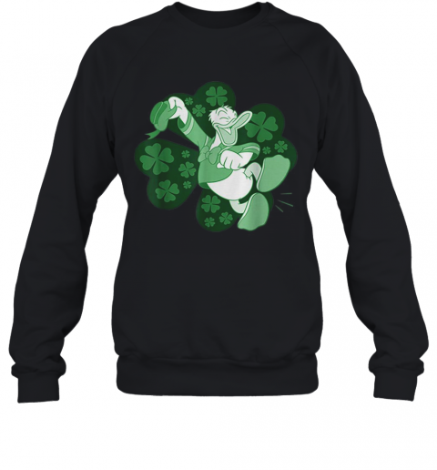 Disney Mickey And Friends St. Patrick'S Day Donald Duck T-Shirt Unisex Sweatshirt