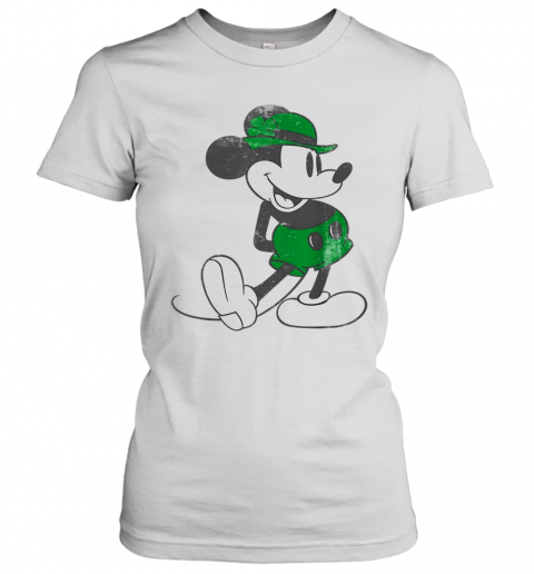 Disney Mickey Mouse Classic Green T-Shirt Classic Women's T-shirt