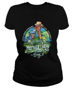Earth Day 50th Anniversary Giraff Planet Souvenir  Classic Ladies
