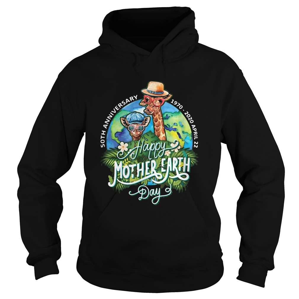 Earth Day 50th Anniversary Giraff Planet Souvenir Hoodie