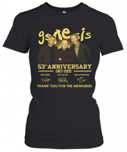 Genesis 53Rd Anniversary 1967 2020 Thank You For The Memories Signatures T-Shirt Classic Women's T-shirt