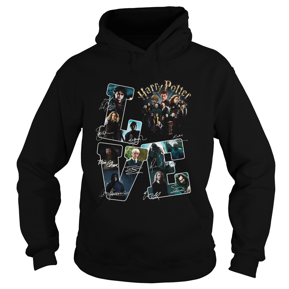 Harry Potter Love Signatures Hoodie