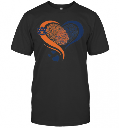 Heart DNA Auburn Tigers Football T-Shirt
