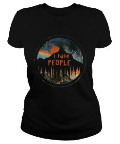 I Hate People Sunset  Classic Ladies