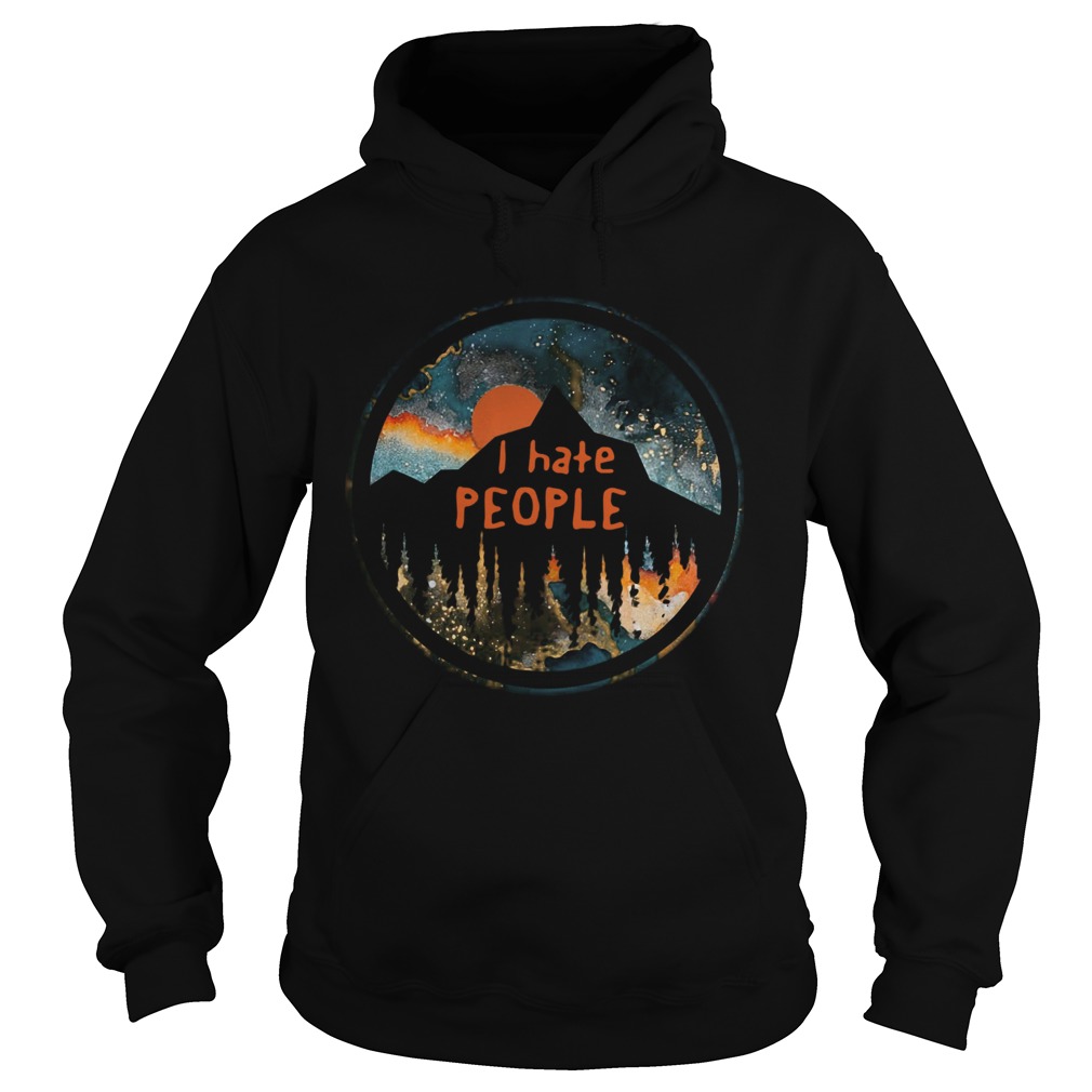 I Hate People Sunset Hoodie