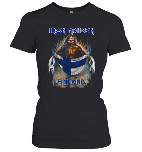 Iron Maiden Hold Finland Flag T-Shirt Classic Women's T-shirt