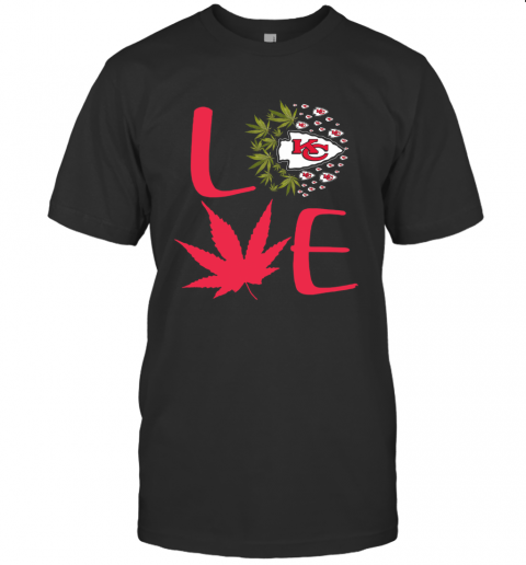 Kansas City Chiefs Love Weed T-Shirt
