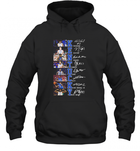 Kentucky Nick Richards Girlfriend Nate Sestina Ashton Hagans Signatures T-Shirt Unisex Hoodie