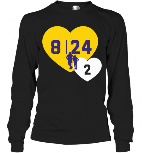 Kobe Mamba Gigi Mentality Love T-Shirt Long Sleeved T-shirt 