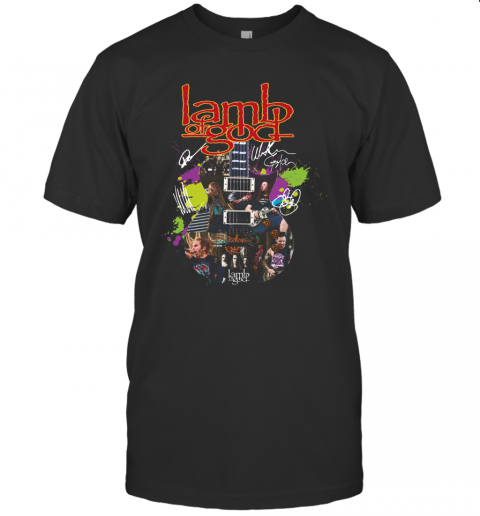 Lamb Of God Guitar Signatures T-Shirt