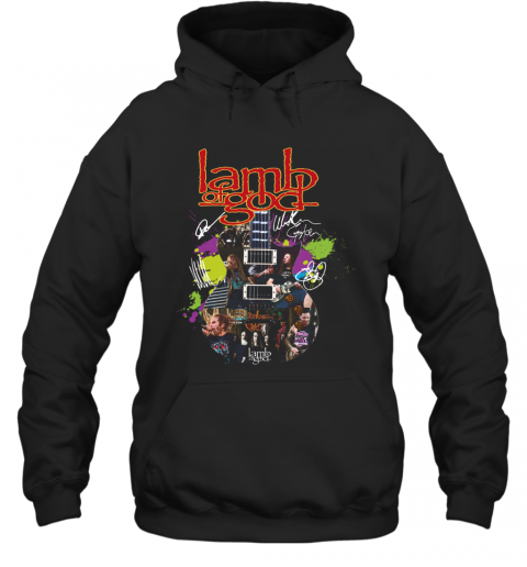 Lamb Of God Guitar Signatures T-Shirt Unisex Hoodie