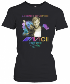 Legends Never Die Avichi 1989 2018 Signature T-Shirt Classic Women's T-shirt