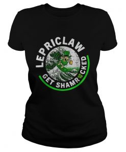 Lepriclaw Shamrock Leprechaun Beer Drinking  Classic Ladies