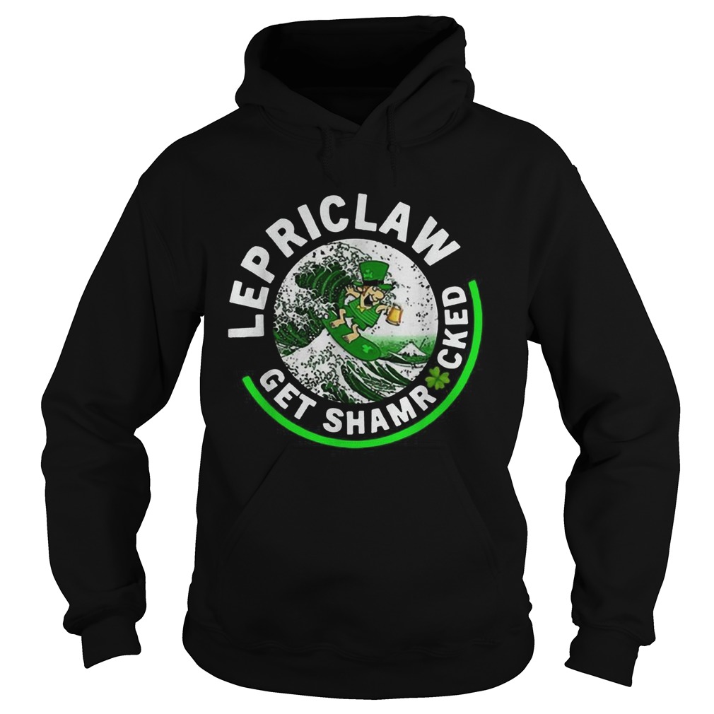 Lepriclaw Shamrock Leprechaun Beer Drinking Hoodie