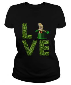 Love Bearded Dragon St Patricks Day Shamrock Irish  Classic Ladies