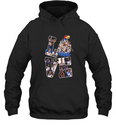Love Kansas Jayhawks T-Shirt Unisex Hoodie