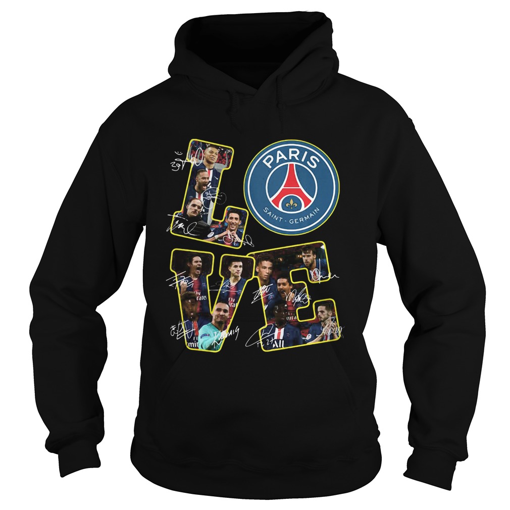 Love Paris Saint Germain Signatures Hoodie