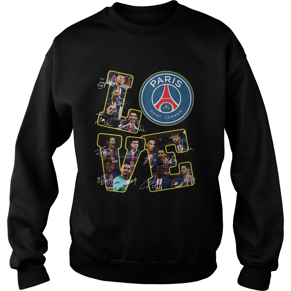 Love Paris Saint Germain Signatures Sweatshirt