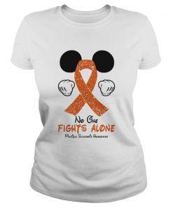 Mickey Mouse No One Fights Alone Multiple Sclerosis Awareness  Classic Ladies