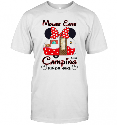 Mouse Ears Camping Kinda Girl T-Shirt