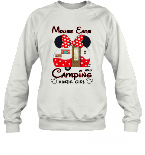 Mouse Ears Camping Kinda Girl T-Shirt Unisex Sweatshirt