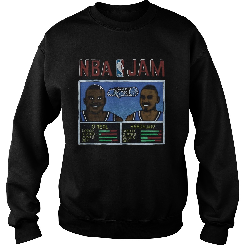 Nba Jam Orlando Magic Oneal Hardaway Sweatshirt