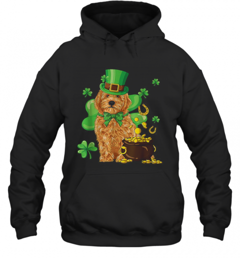 Nice Goldendoodle St Patrick'S Day Irish Dog Lover T-Shirt Unisex Hoodie