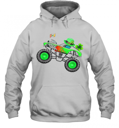 Nice Kids St Patricks Day Monster Truck T-Shirt Unisex Hoodie