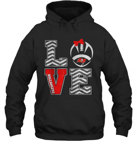 Nice Love Tampa Bay Buccaneers Logo T-Shirt Unisex Hoodie