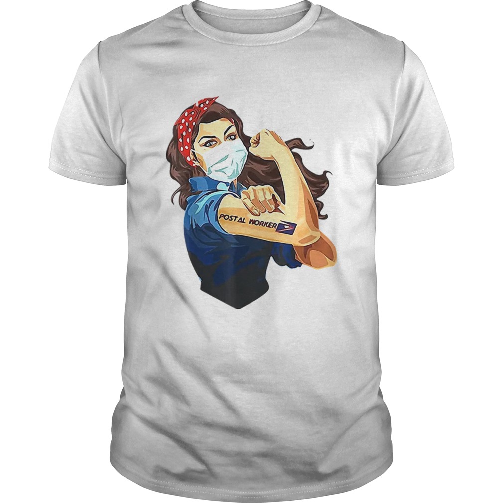Nice Strong Girl Tattoos Postal Worker USPS shirt