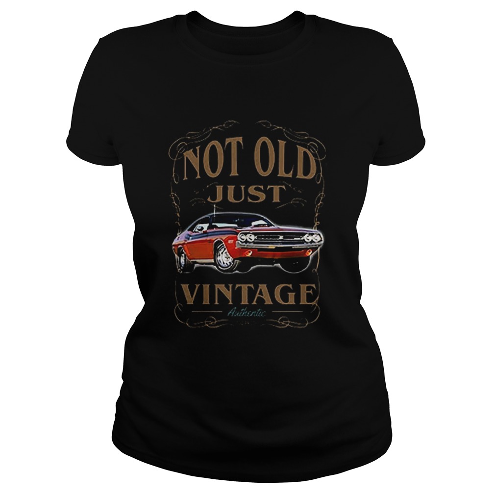 Not old just vintage authentic car Classic Ladies