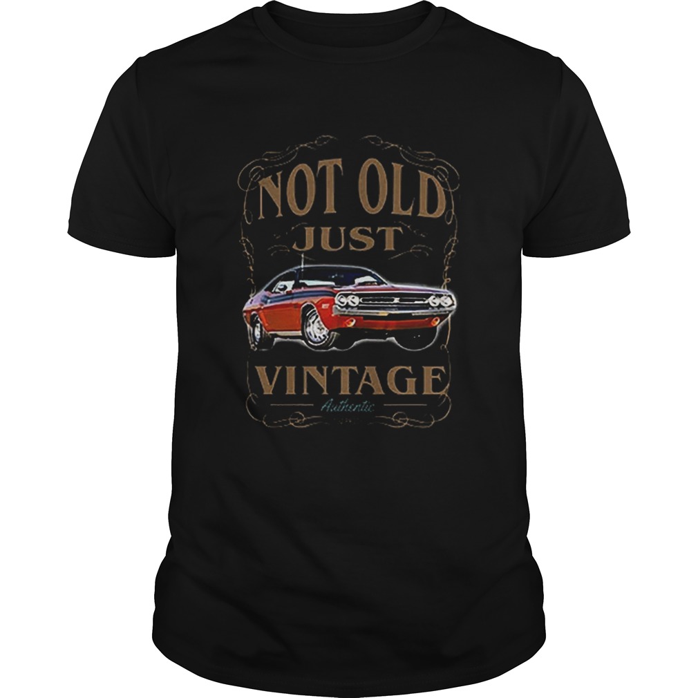 Not old just vintage authentic car shirt