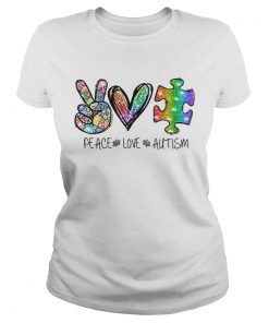 Peace Love Autism  Classic Ladies