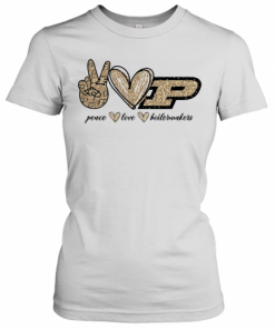 Peace Love Boilermakers T-Shirt Classic Women's T-shirt