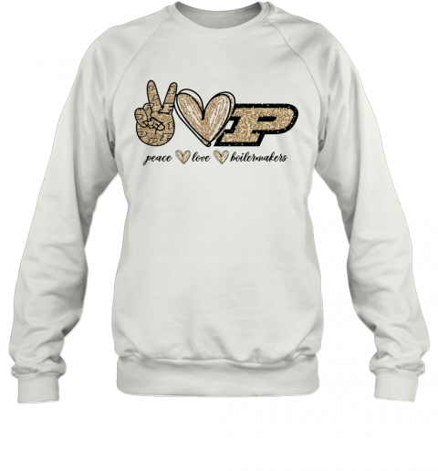 Peace Love Boilermakers T-Shirt Unisex Sweatshirt