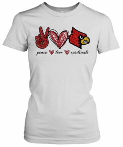 Peace Love Cardinals T-Shirt Classic Women's T-shirt