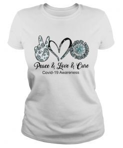 Peace Love Cure Coid19 Awareness  Classic Ladies