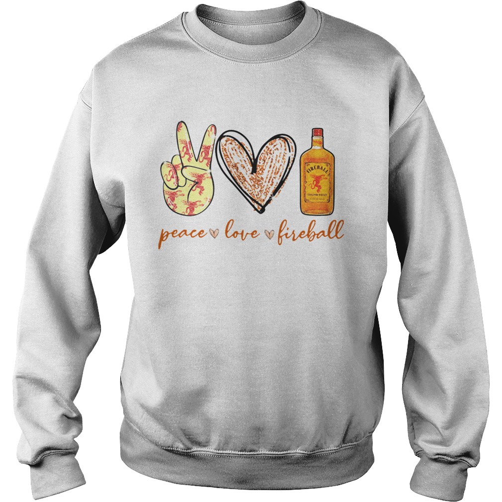Peace Love Fireball Sweatshirt