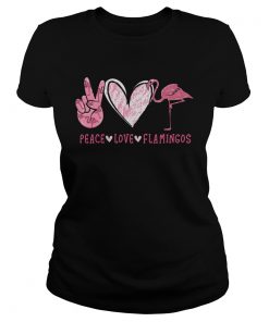 Peace Love Flamingos  Classic Ladies