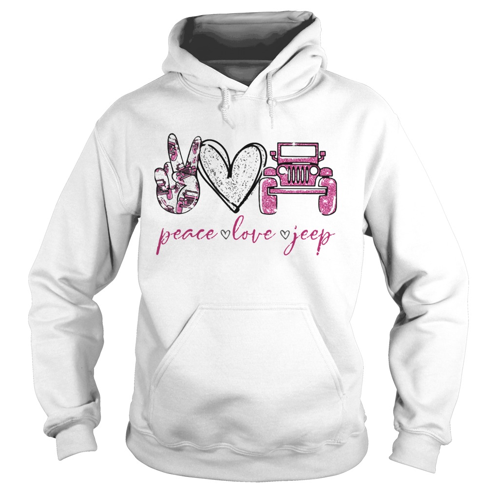 Peace Love Jeep Hoodie