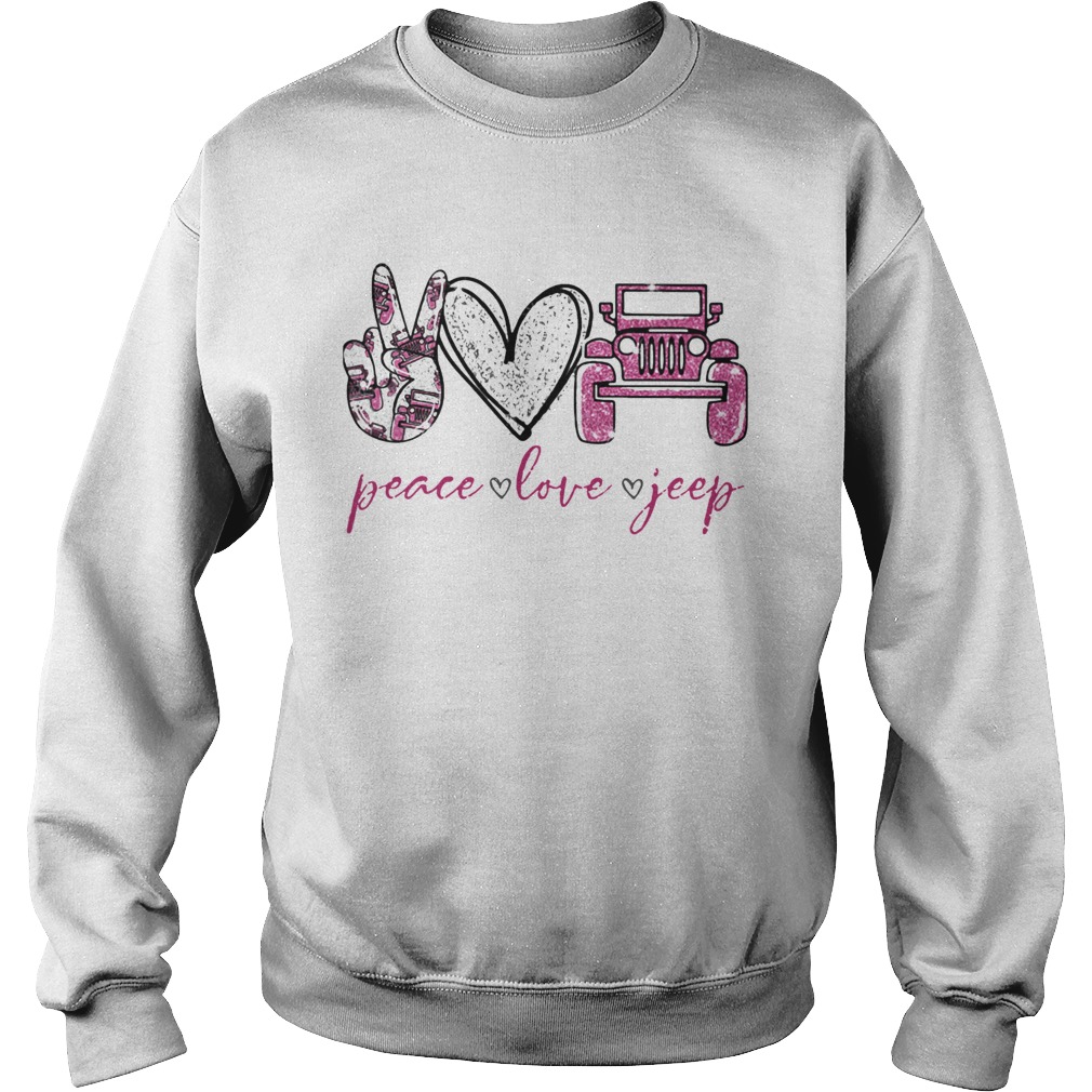 Peace Love Jeep Sweatshirt