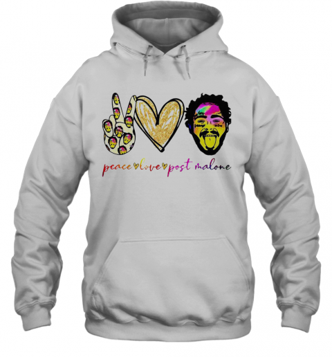 Peace Love Post Malone T-Shirt Unisex Hoodie