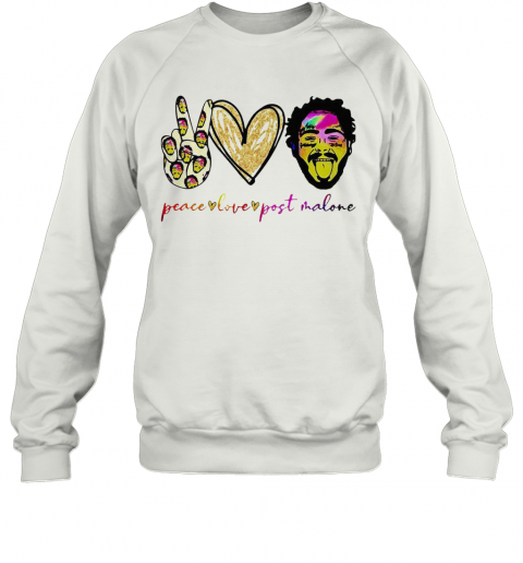 Peace Love Post Malone T-Shirt Unisex Sweatshirt